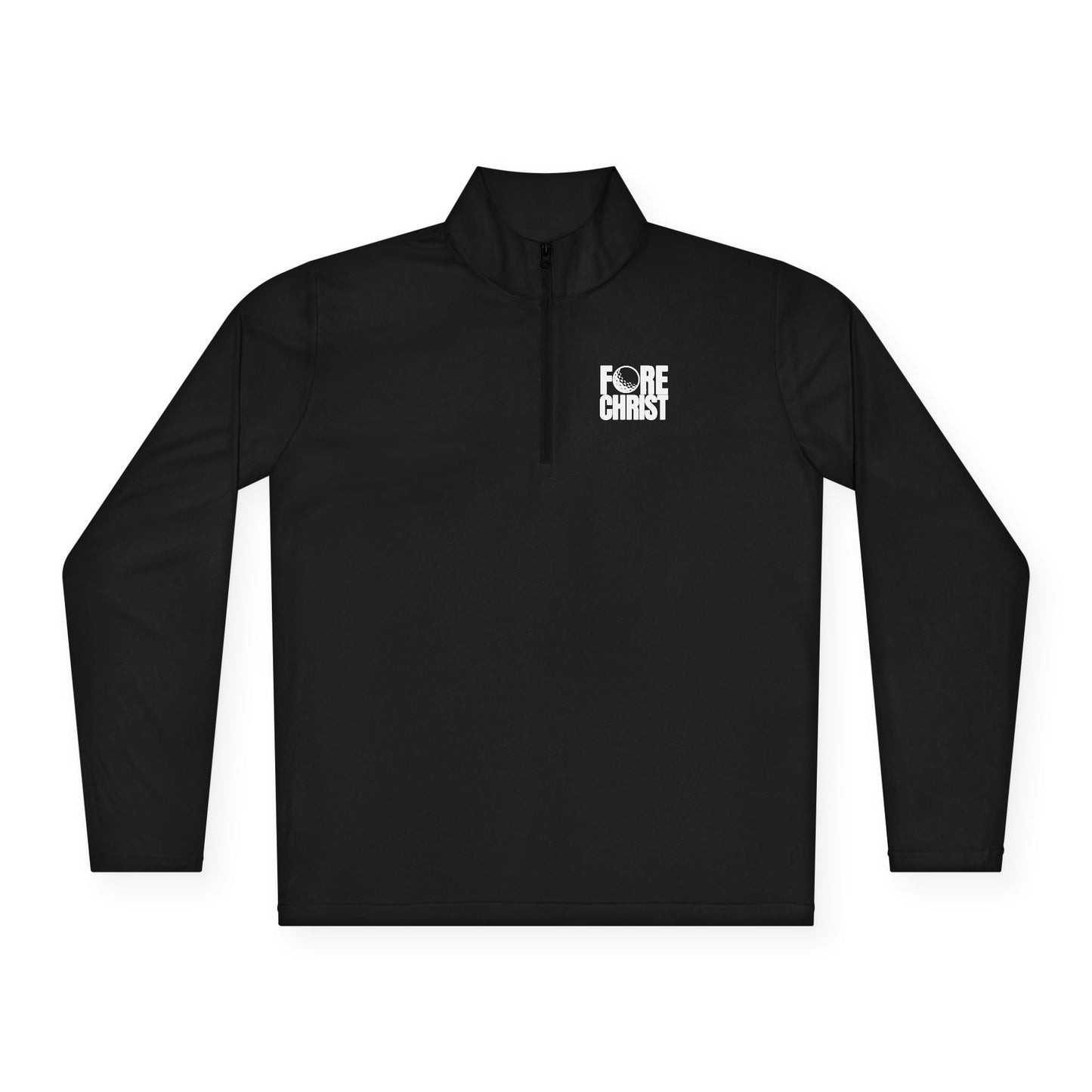 'Fore Christ' Faith-Inspired Unisex Quarter-Zip Pullover - Christian Activewear, Golf And Athletic Apparel