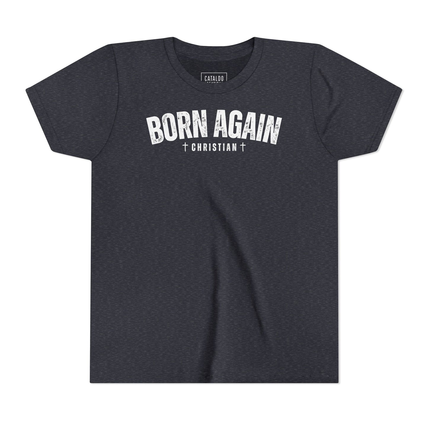 Born Again Christian Youth Tee | Faith-Based Shirt for Kids | Inspirational Apparel