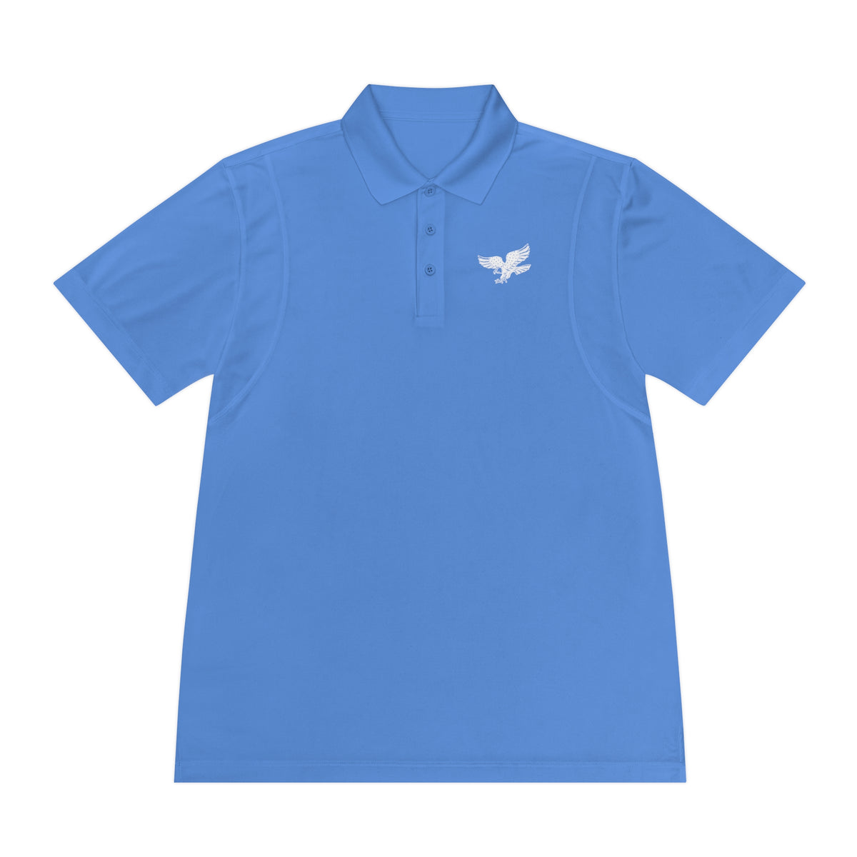Patriotic Men's Sport Polo Shirt - Patriotic Eagle And American Flag Golf Polo