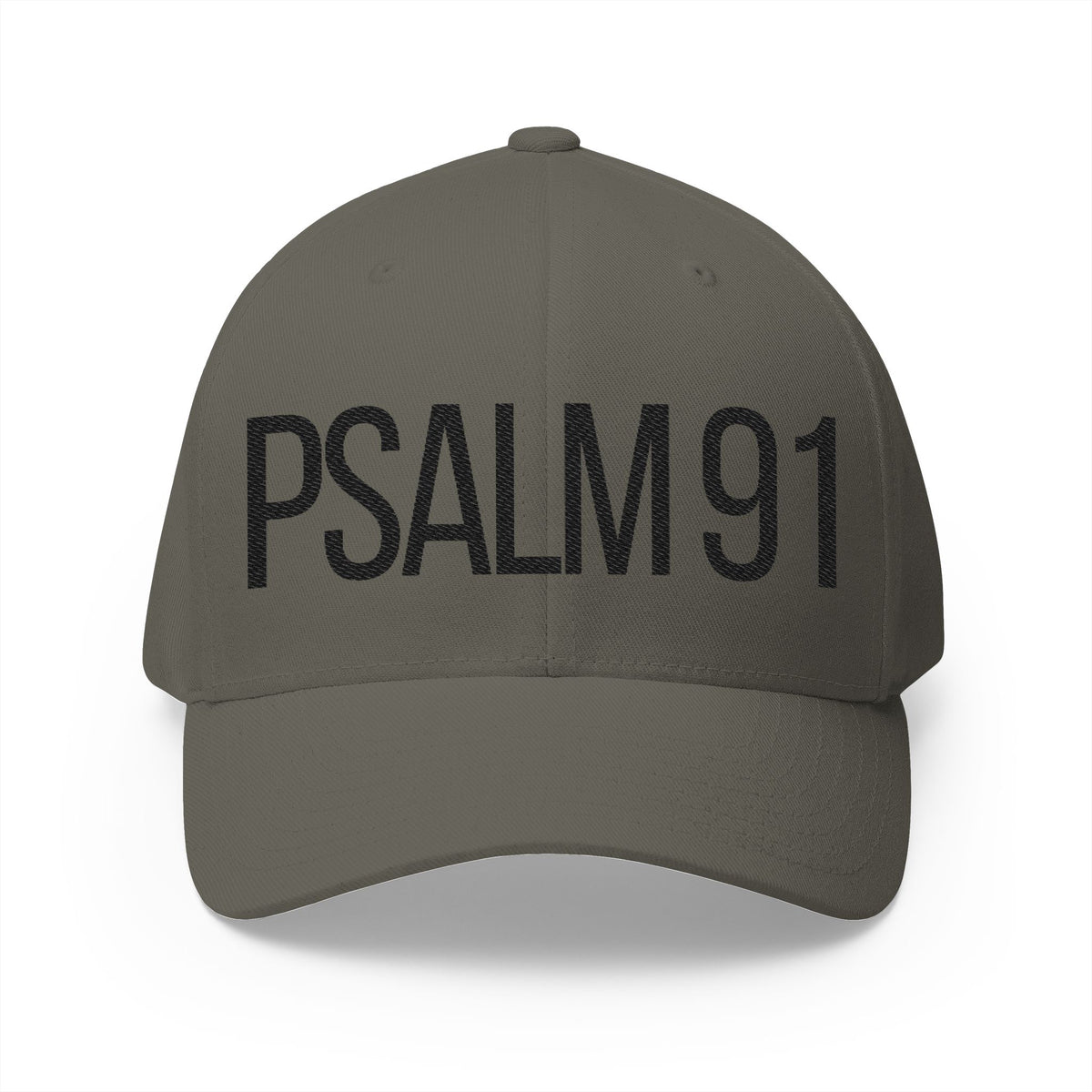 Embroidered Psalm 91 Cap - Faith-Inspired Structured Hat