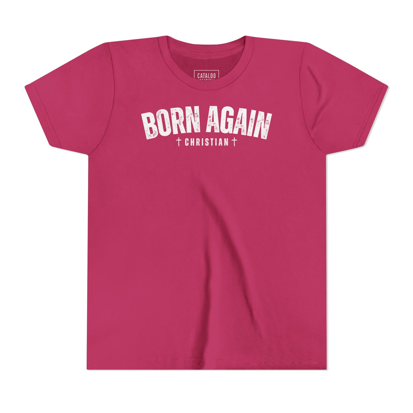 Born Again Christian Youth Tee | Faith-Based Shirt for Kids | Inspirational Apparel