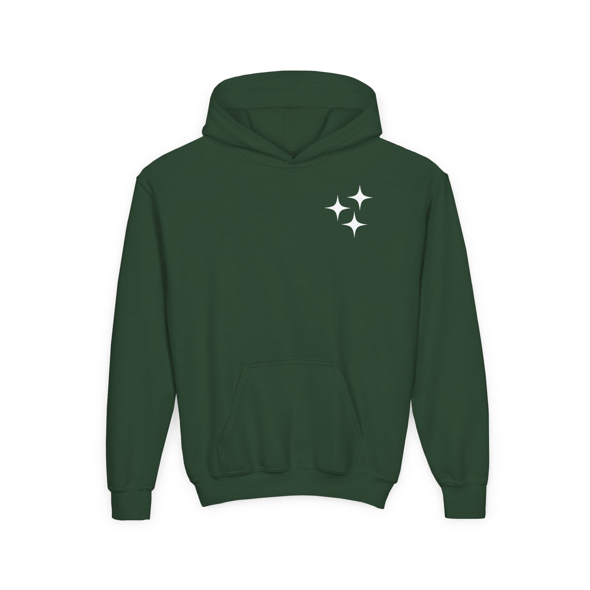 Youth Psalm 19 Hooded Sweatshirt, Cozy Kids Christian Apparel, 'The Heavens Declare The Glory Of God' Teen Bible Verse Hoodie