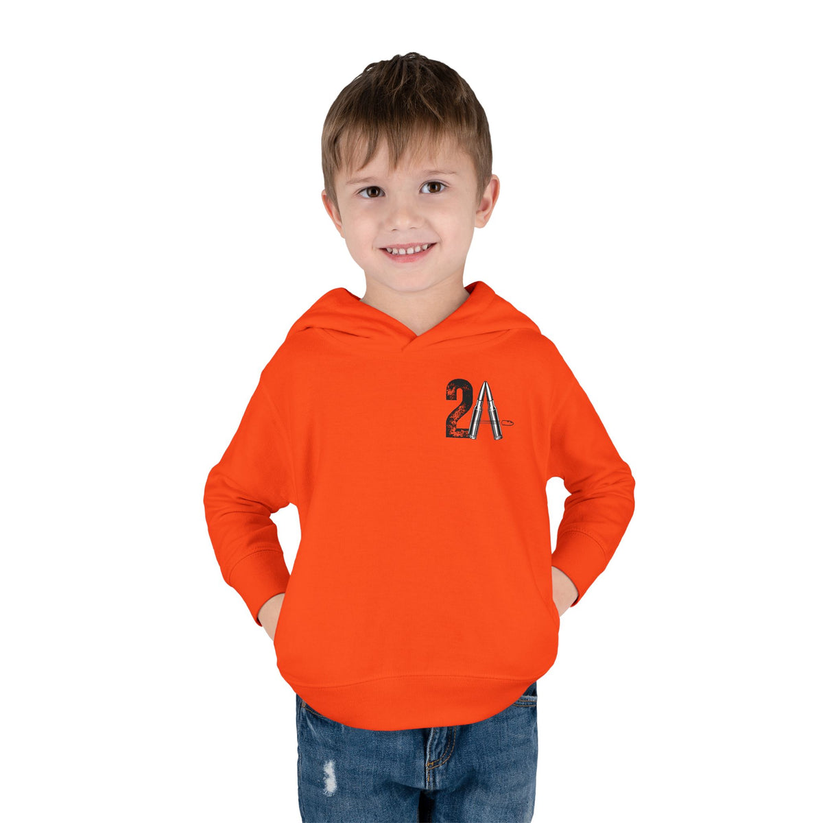Toddler 2nd Amendment Pullover Fleece Hoodie, Cute Kids Hoodie, American Pride, Gift for Patriots, Cozy Toddler Wear