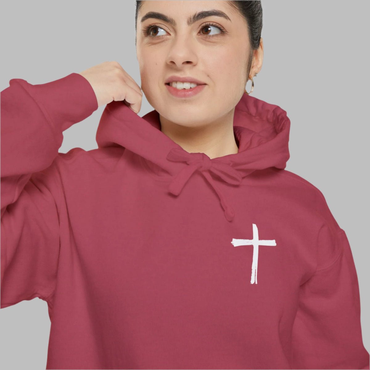 No Weapon Formed Against Me Shall Prosper Bible Verse Premium Hoodie