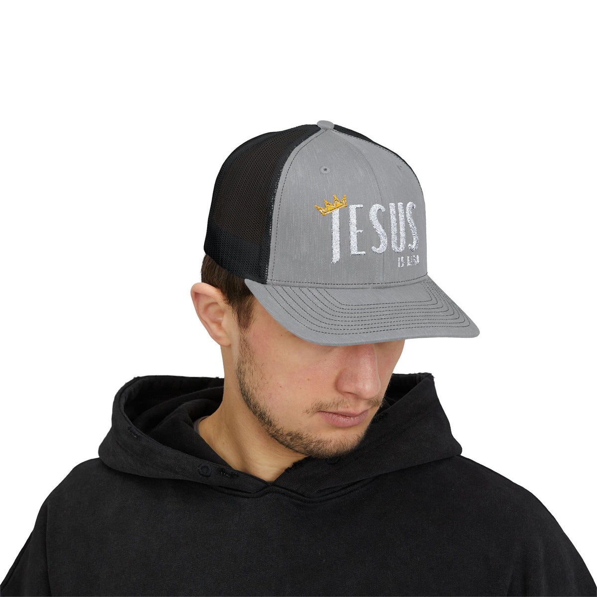Jesus Is King Snapback Trucker Cap