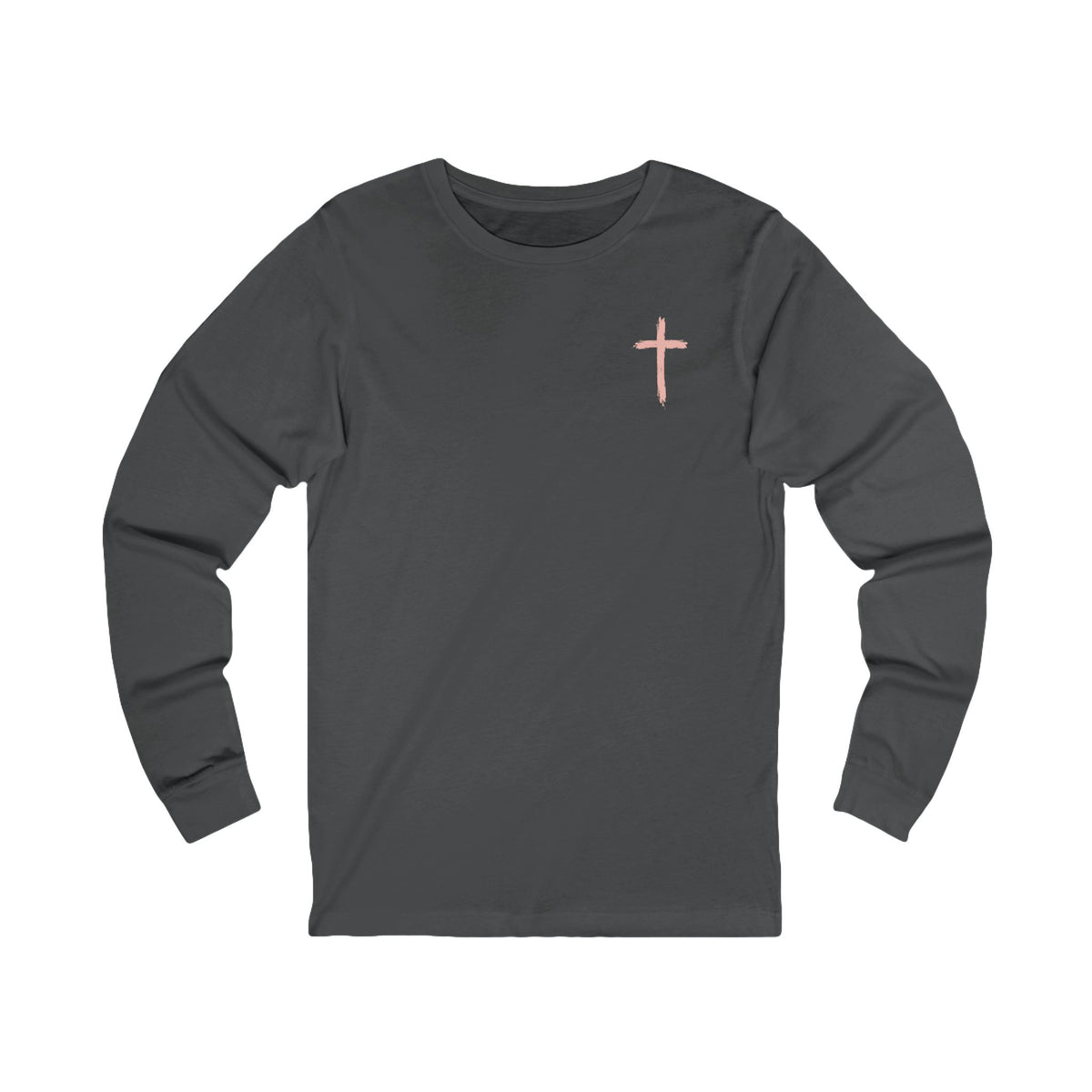 Consider How The Wildflowers Grow Long Sleeve, Bible Verse Floral Design, Christian Faith Inspired Long Sleeve Tee For Women