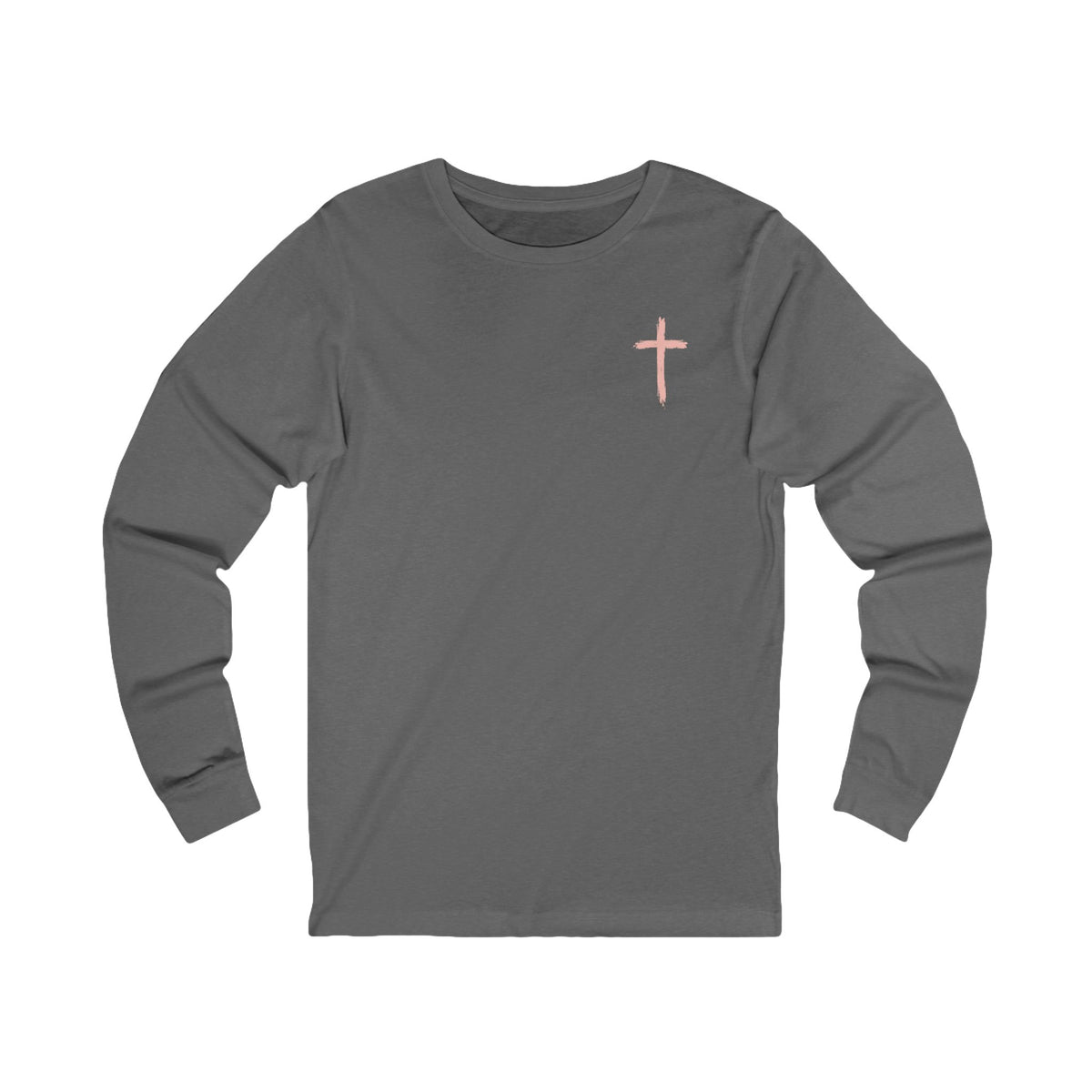 Consider How The Wildflowers Grow Long Sleeve, Bible Verse Floral Design, Christian Faith Inspired Long Sleeve Tee For Women