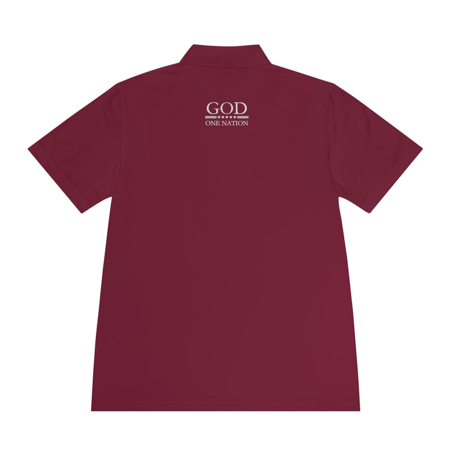 1776 One Nation Under God Men's Sport Polo Shirt - Stylish Athletic Wear