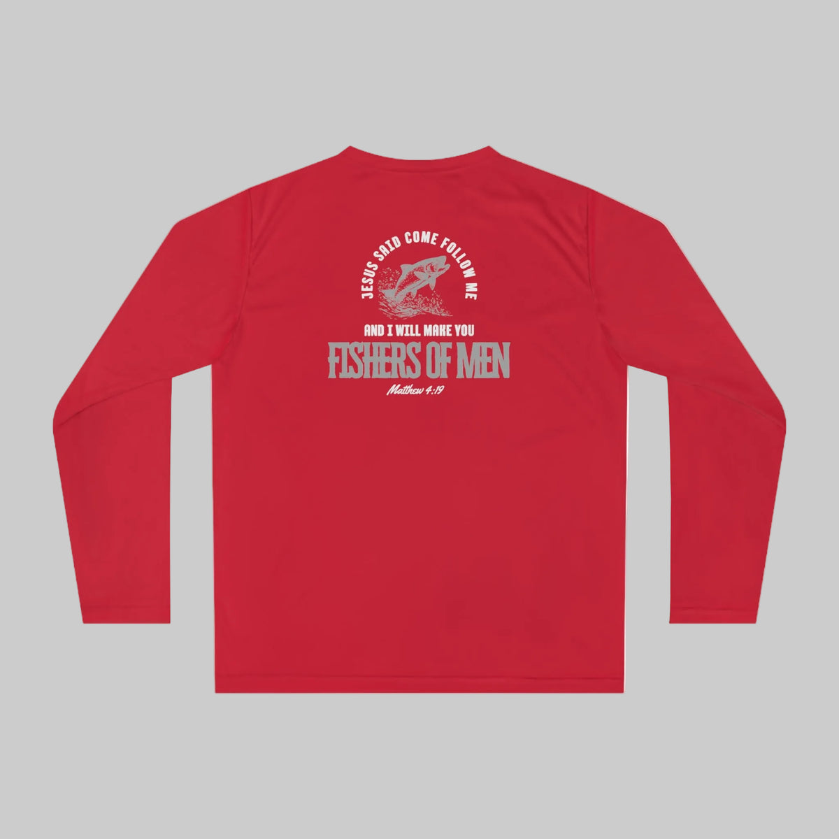 Fishers Of Men UV Protection Long Sleeve Shirt, Scripture Shirt For The Outdoors