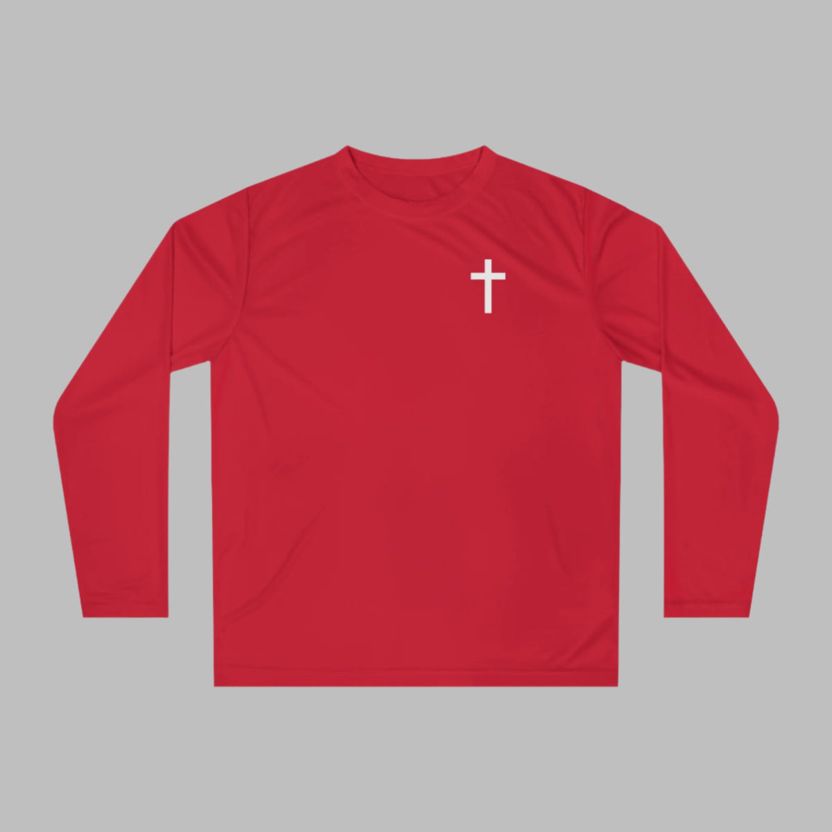 Jesus Is The Way, The Truth, The Life Athletic Long Sleeve Shirt +UV Protection