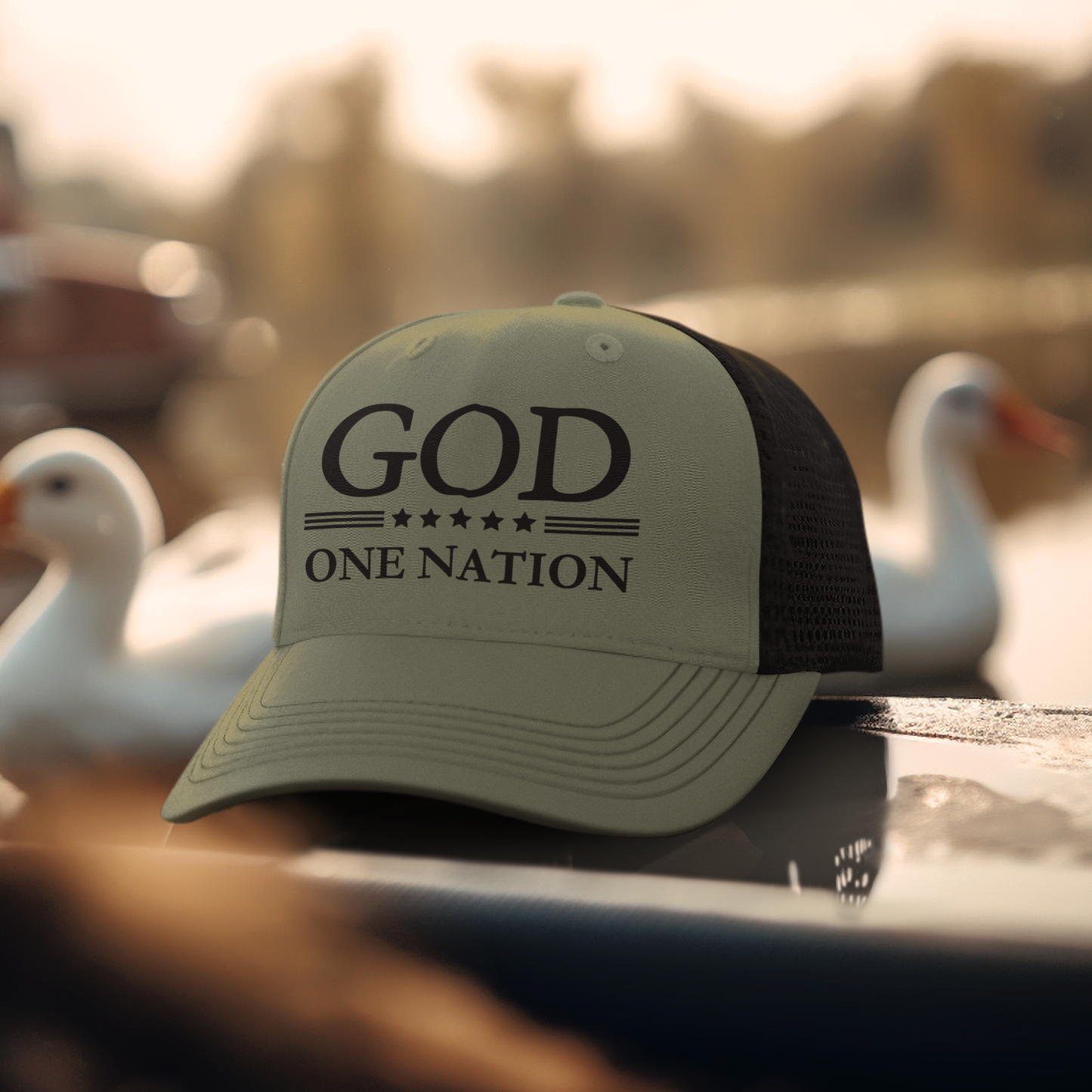 One Nation Under God Snapback Trucker Hat
