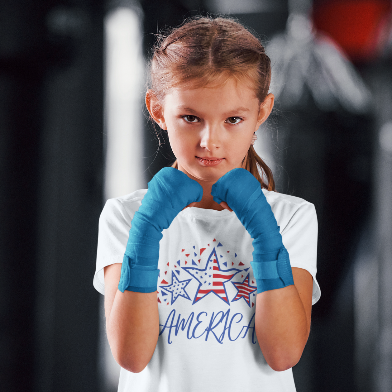 America tshirt for patriot kids. Red white and blue star America Tee for youth and kids. Patriotic kids clothing and tshirt.