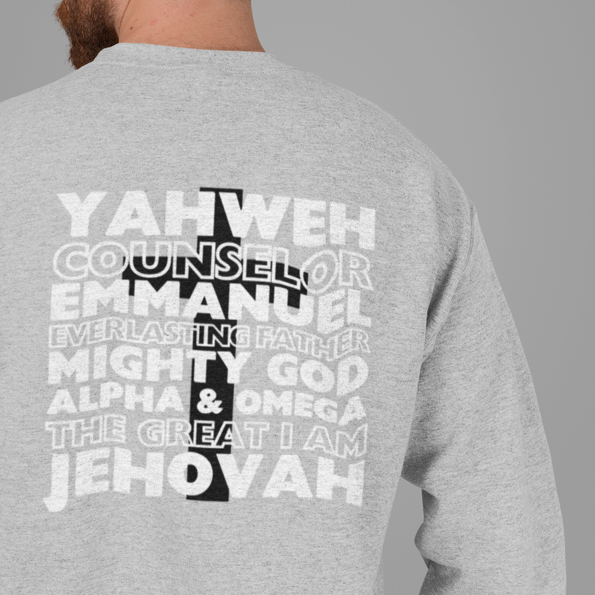 Super Soft YAHWEH Crewneck Sweatshirt