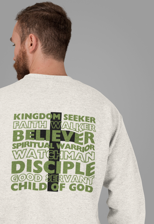 Super Soft Christian Child Of God Sweatshirt. Believer Crewneck Sweatshirt