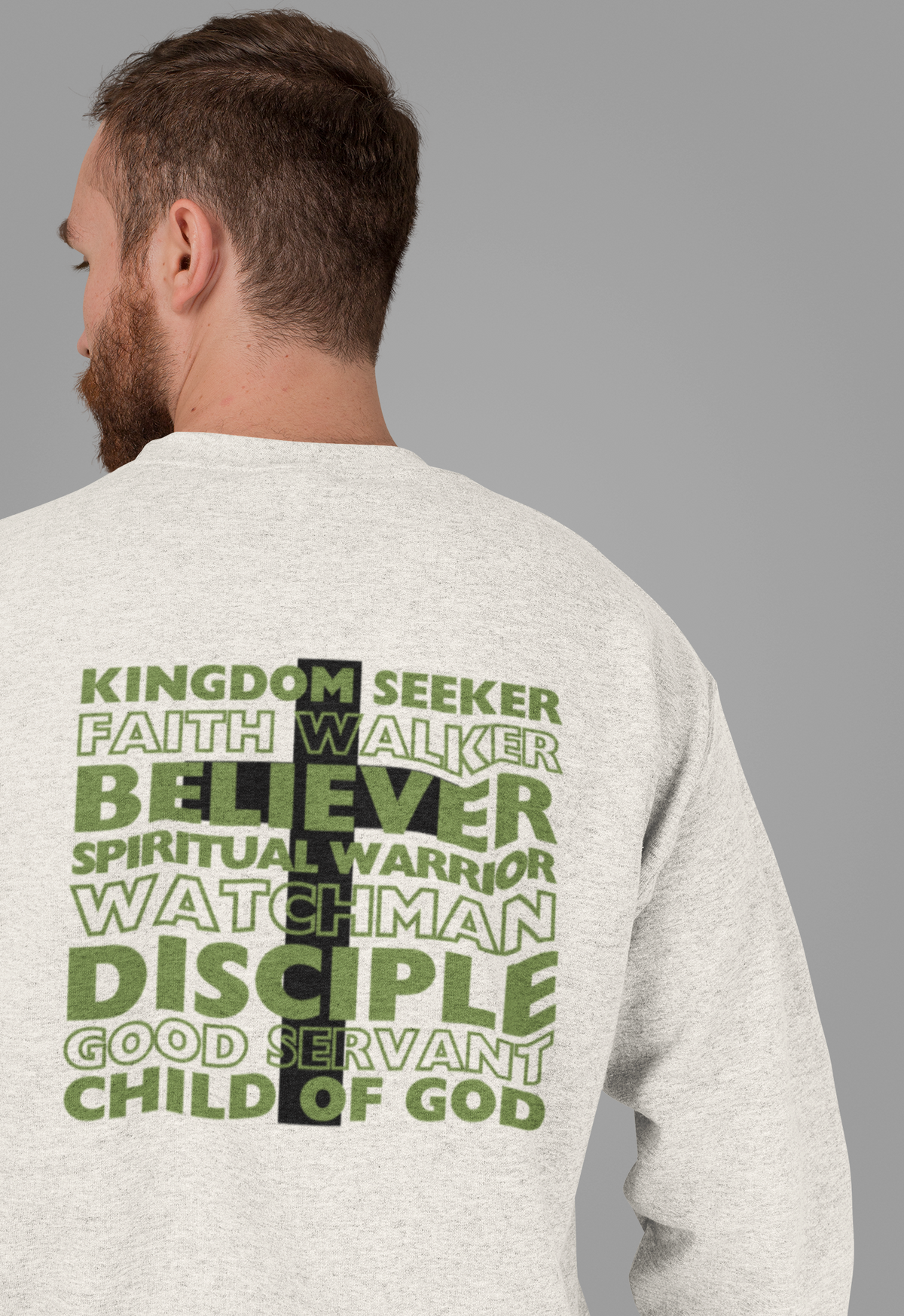 Super Soft Christian Child Of God Sweatshirt. Believer Crewneck Sweatshirt