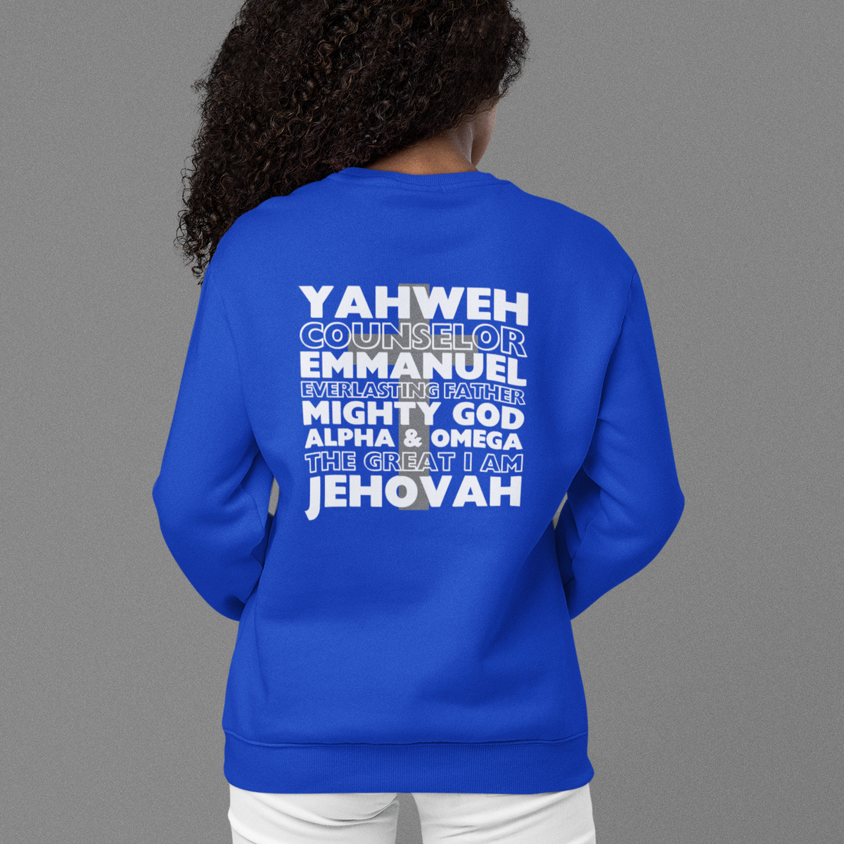 Super Soft YAHWEH Crewneck Sweatshirt