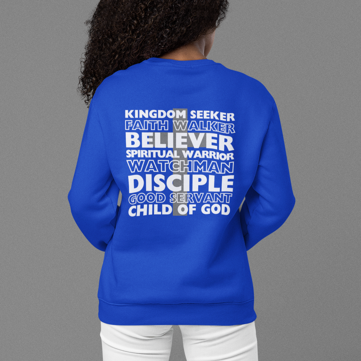 Super Soft Christian Child Of God Sweatshirt. Believer Crewneck Sweatshirt