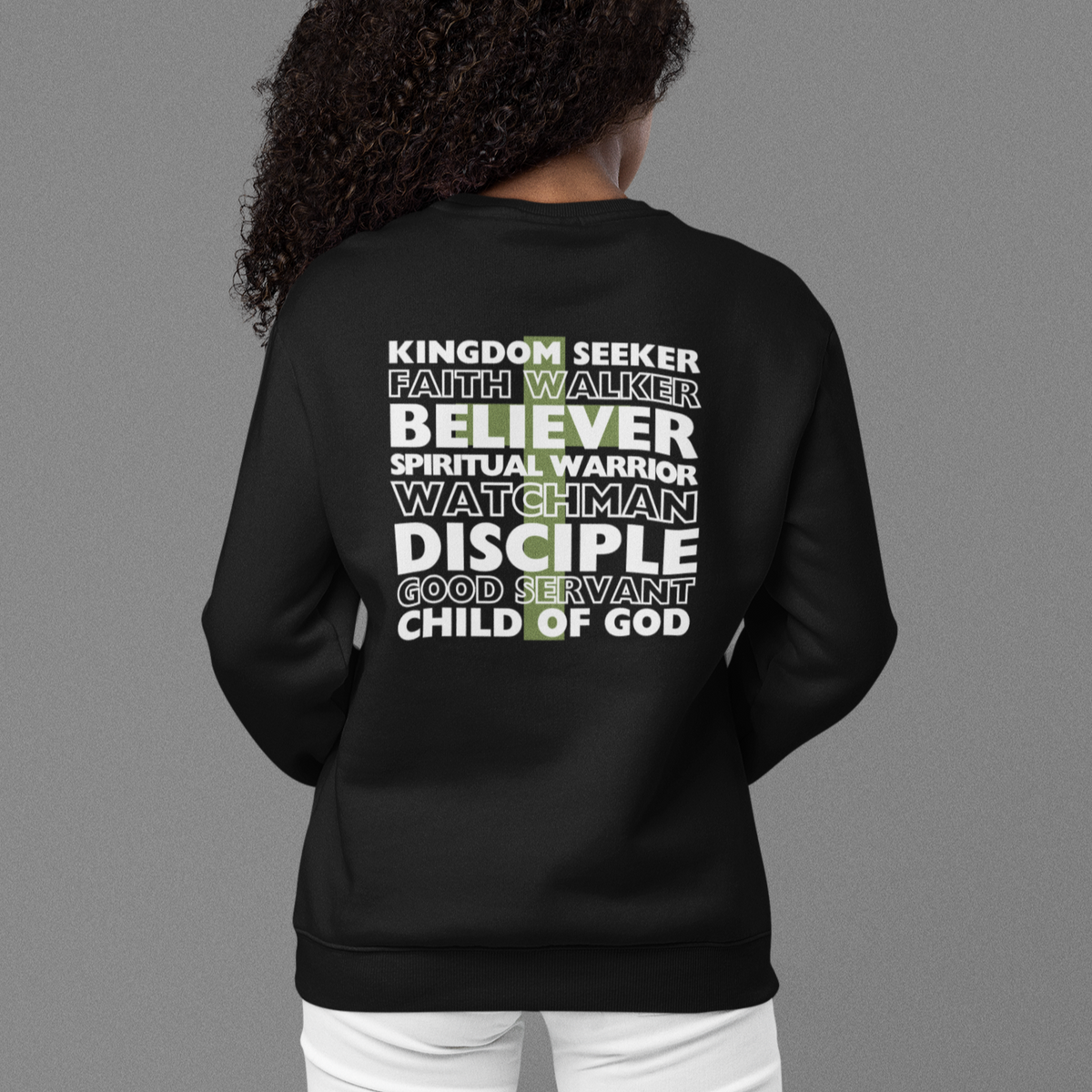 Super Soft Christian Child Of God Sweatshirt. Believer Crewneck Sweatshirt