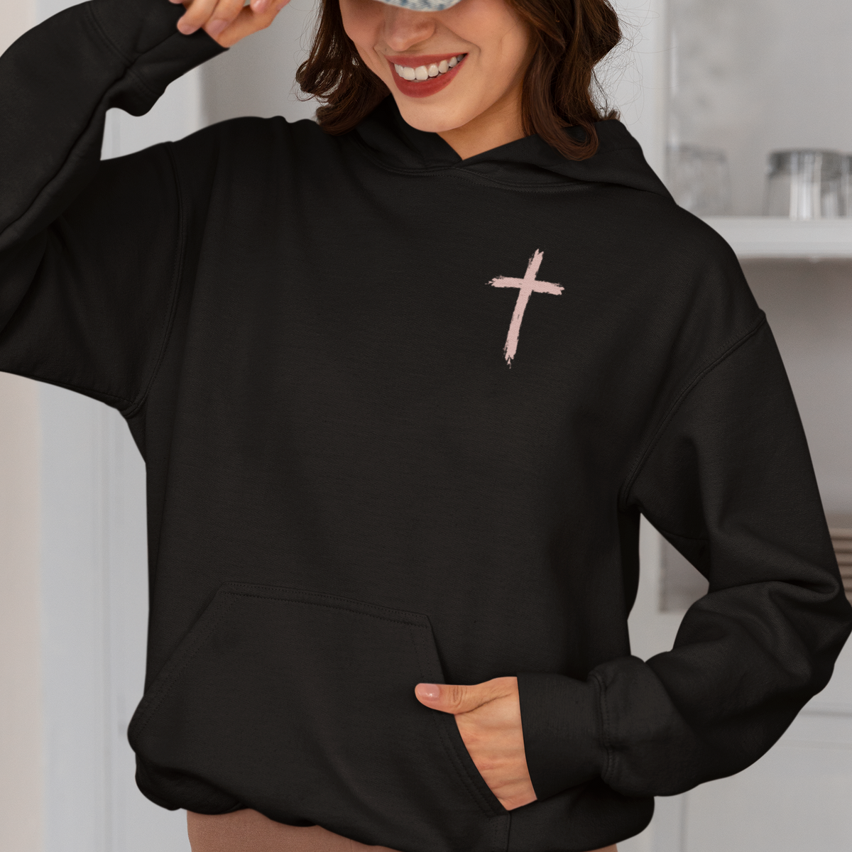 Consider How the Wildflowers Grow Bible Verse Hoodie, Christian Floral Hooded Sweatshirt