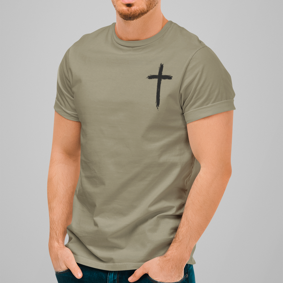 Mightier Than The Waves Of The Sea Bible Verse Adult Short Sleeve Tee