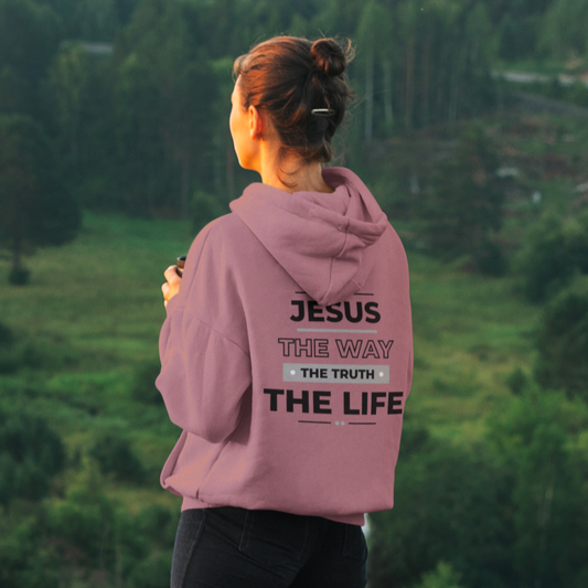 Jesus Is The Way, The Truth, The Life Premium Hoodie