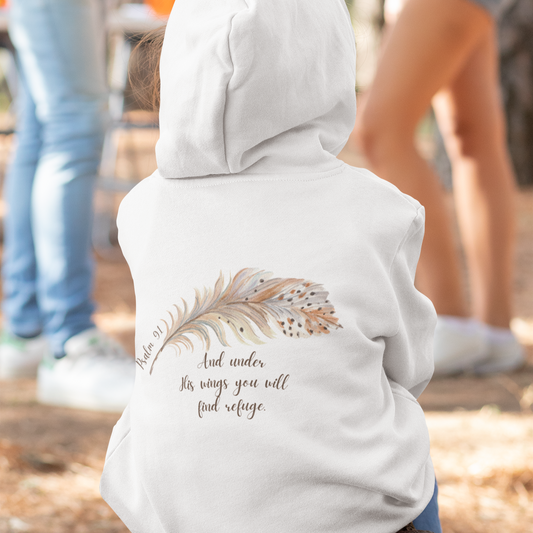 Girls Psalm 91 Hooded Sweatshirt