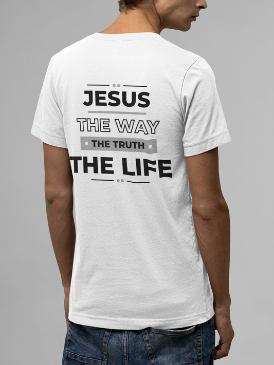 Short Sleeve Jesus Is The Way, The Truth, The Life Tee