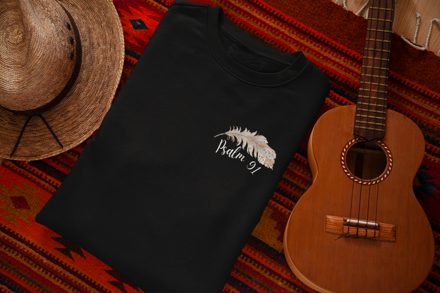 Super Soft Psalm 91 Women's Crewneck Sweatshirt