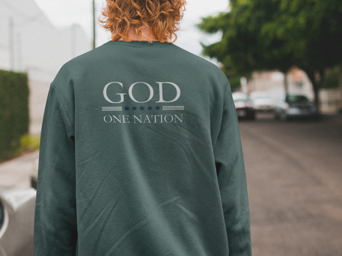 Patriotic sweatshirt. Patriotic Pullover. Patriotic Clothing. Patriotic Apparel. Patriot Clothes. One Nation Under God. USA. Established 1776. Est. 1776 The United States of America. USA Sweatshirt. America sweatshirt. Patriot Sweatshirt.