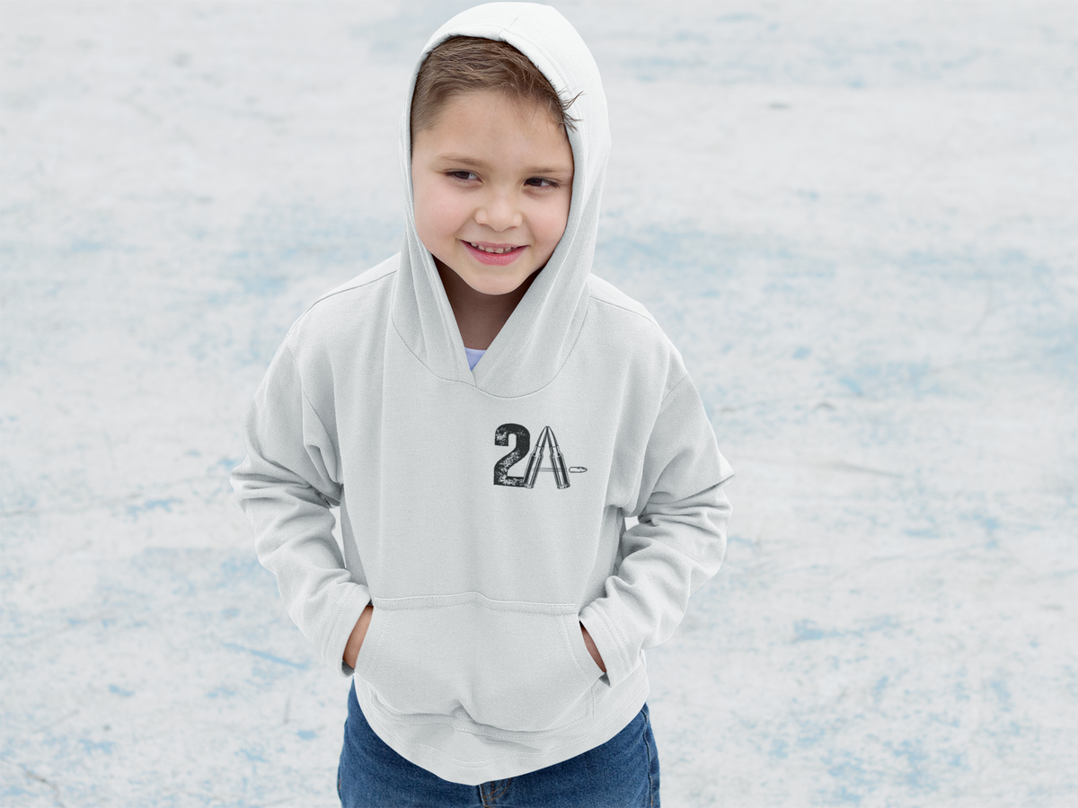Toddler 2nd Amendment Pullover Fleece Hoodie, Cute Kids Hoodie, American Pride, Gift for Patriots, Cozy Toddler Wear