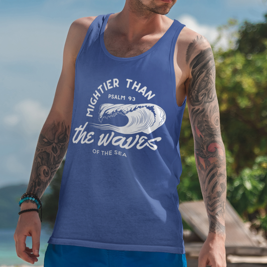 Ocean Waves Bible Verse Tank Top