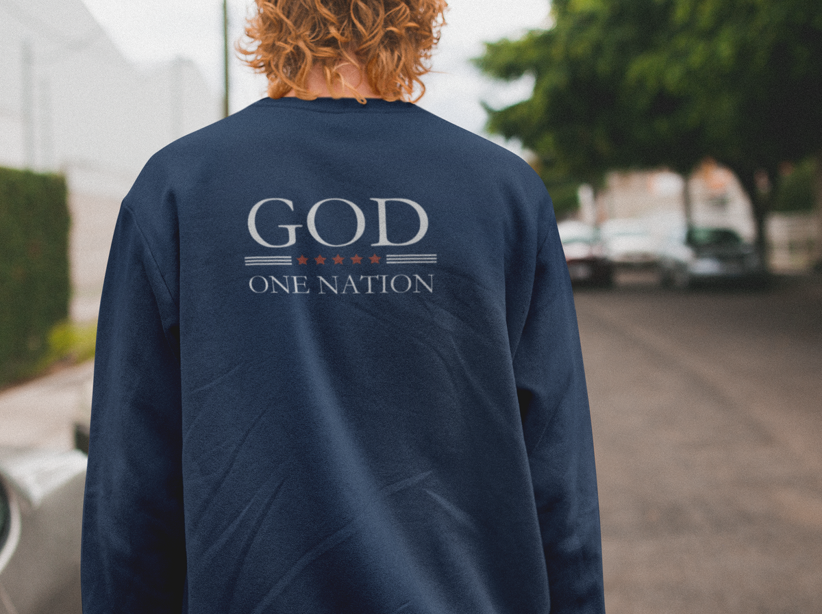 Patriotic sweatshirt. Patriotic Pullover. Patriotic Clothing. Patriotic Apparel. Patriot Clothes. One Nation Under God. USA. Established 1776. Est. 1776 The United States of America. USA Sweatshirt. America sweatshirt. Patriot Sweatshirt.