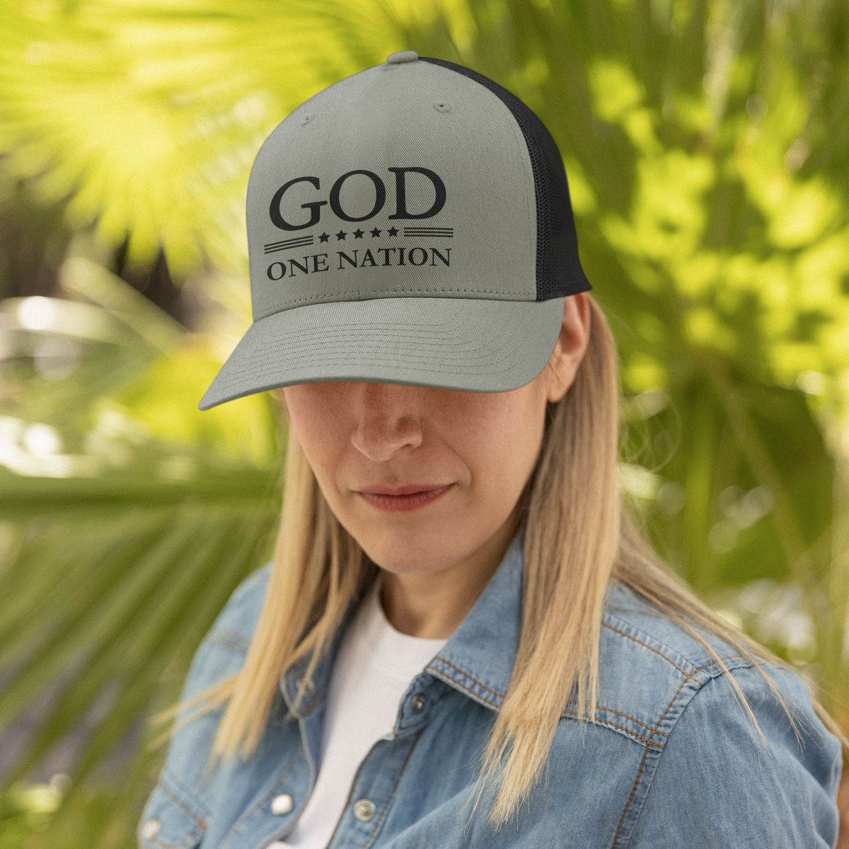 One Nation Under God Snapback Trucker Hat