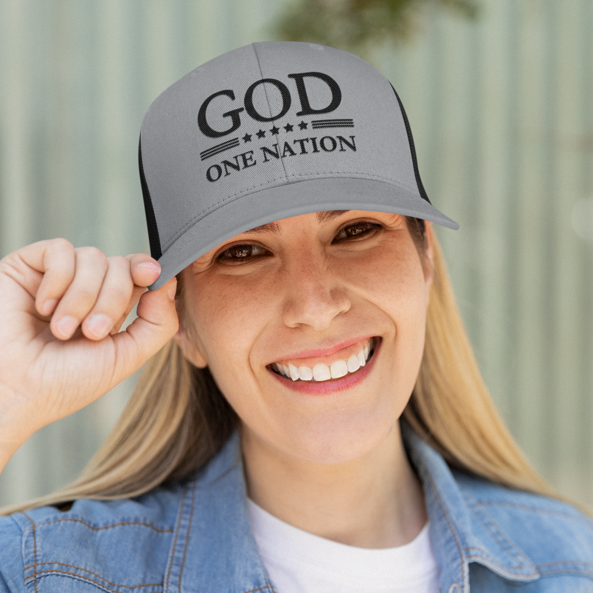 One Nation Under God Snapback Trucker Hat