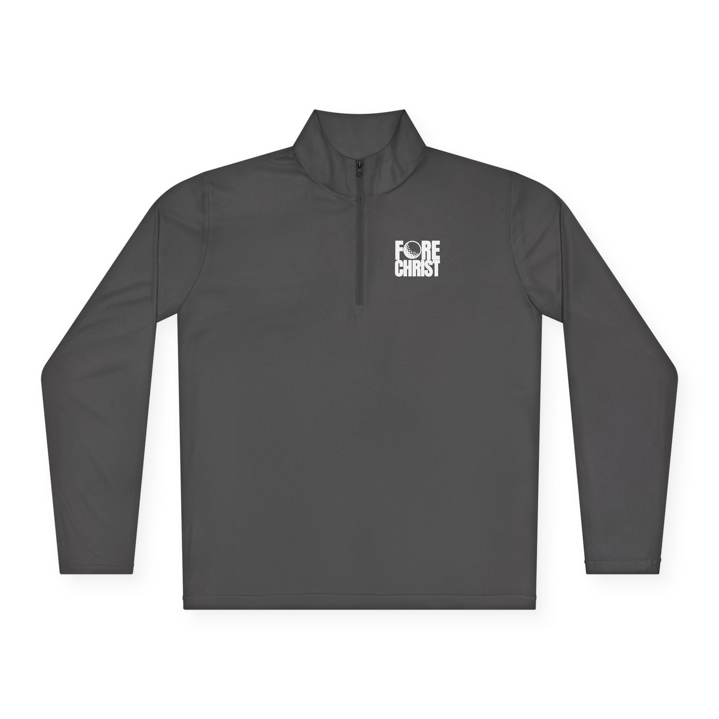 'Fore Christ' Faith-Inspired Unisex Quarter-Zip Pullover - Christian Activewear, Golf And Athletic Apparel