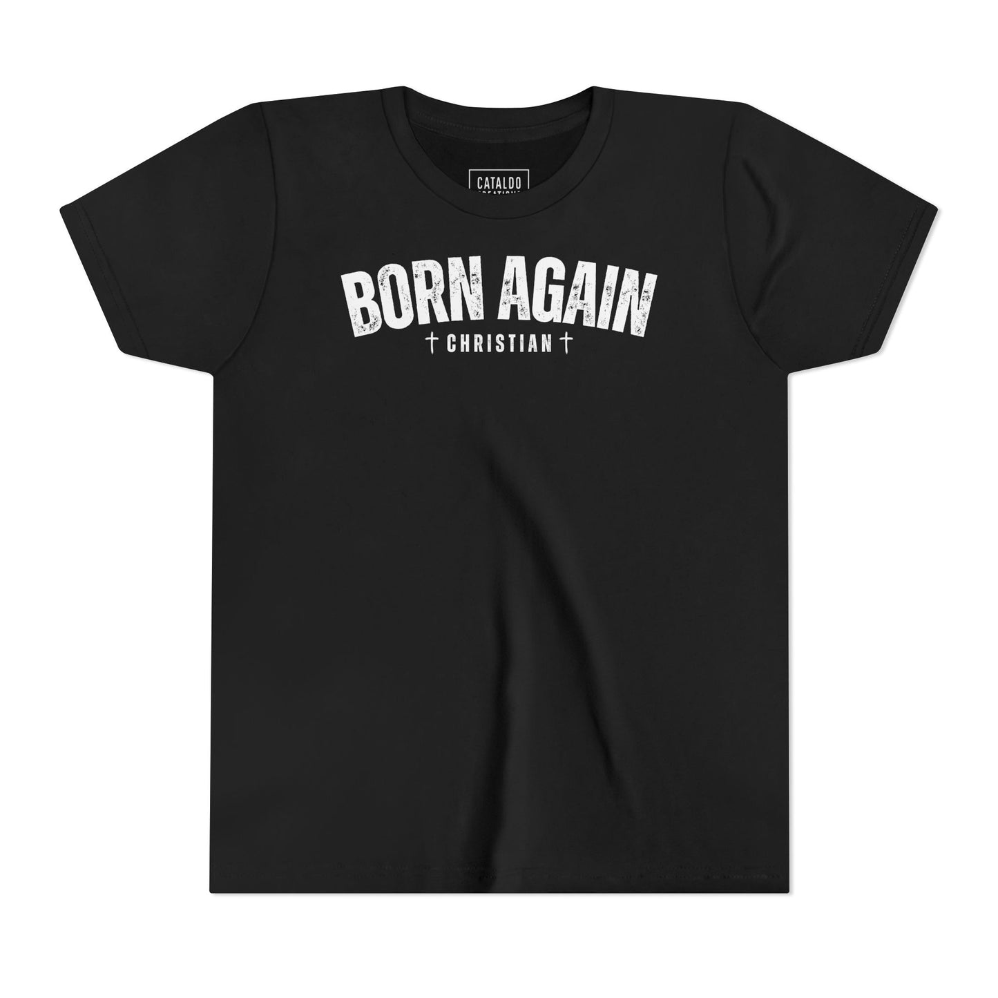 Born Again Christian Youth Tee | Faith-Based Shirt for Kids | Inspirational Apparel