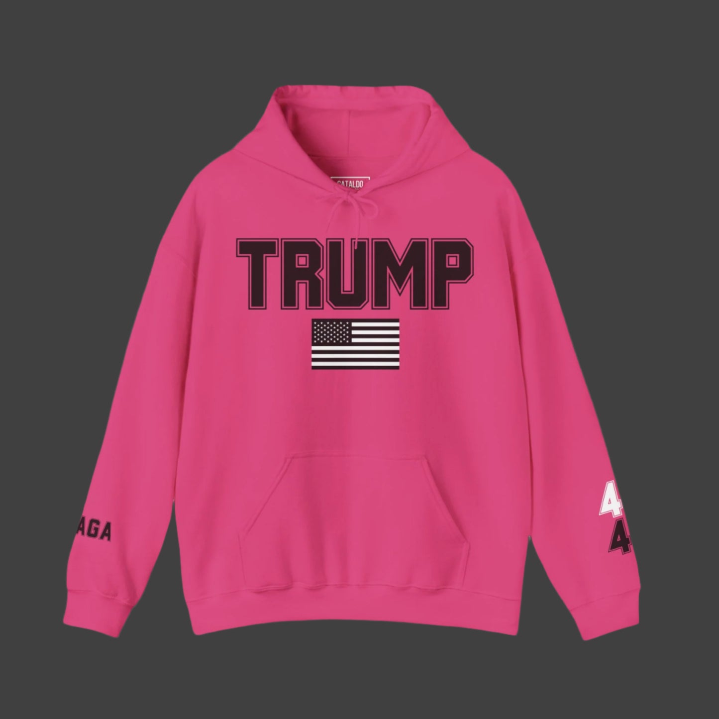 Trump 45-47 Heavyweight Hooded Sweatshirt