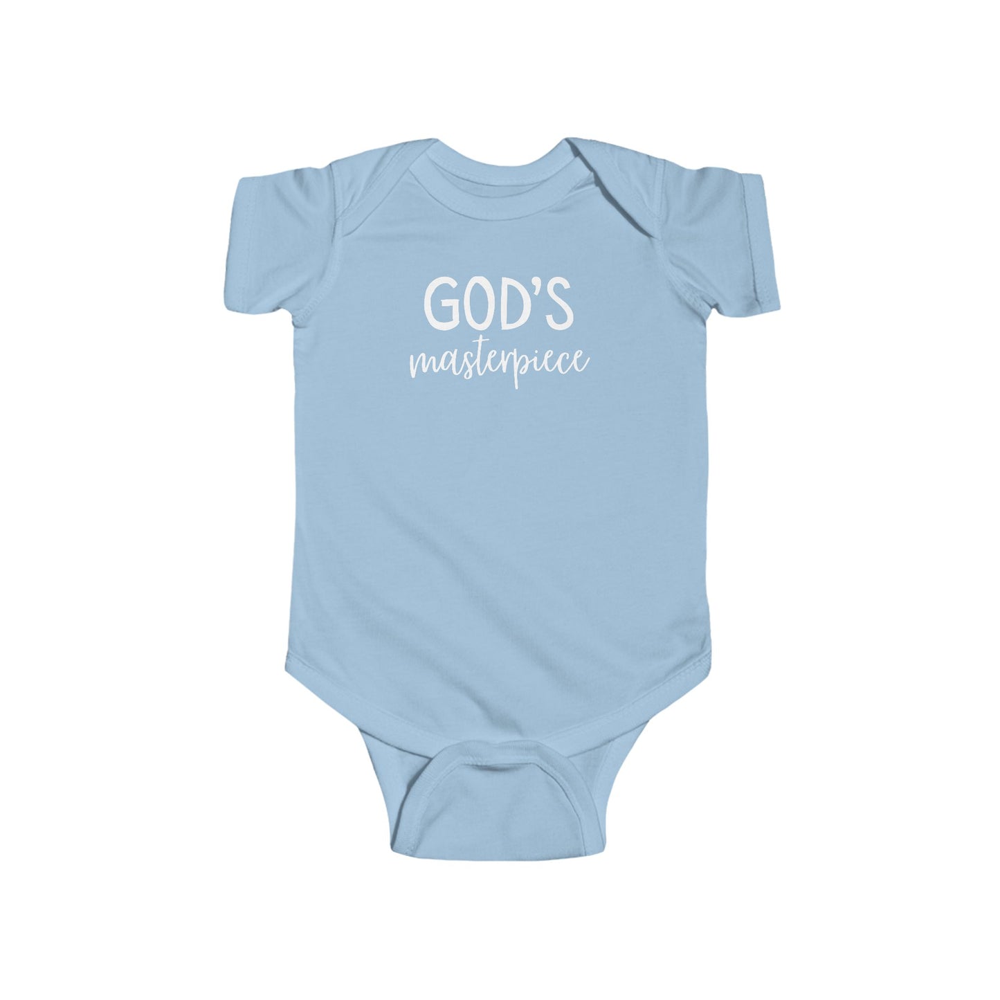 God's Masterpiece Baby Onesie | Christian Infant Bodysuit | Faith-Based Baby Gift
