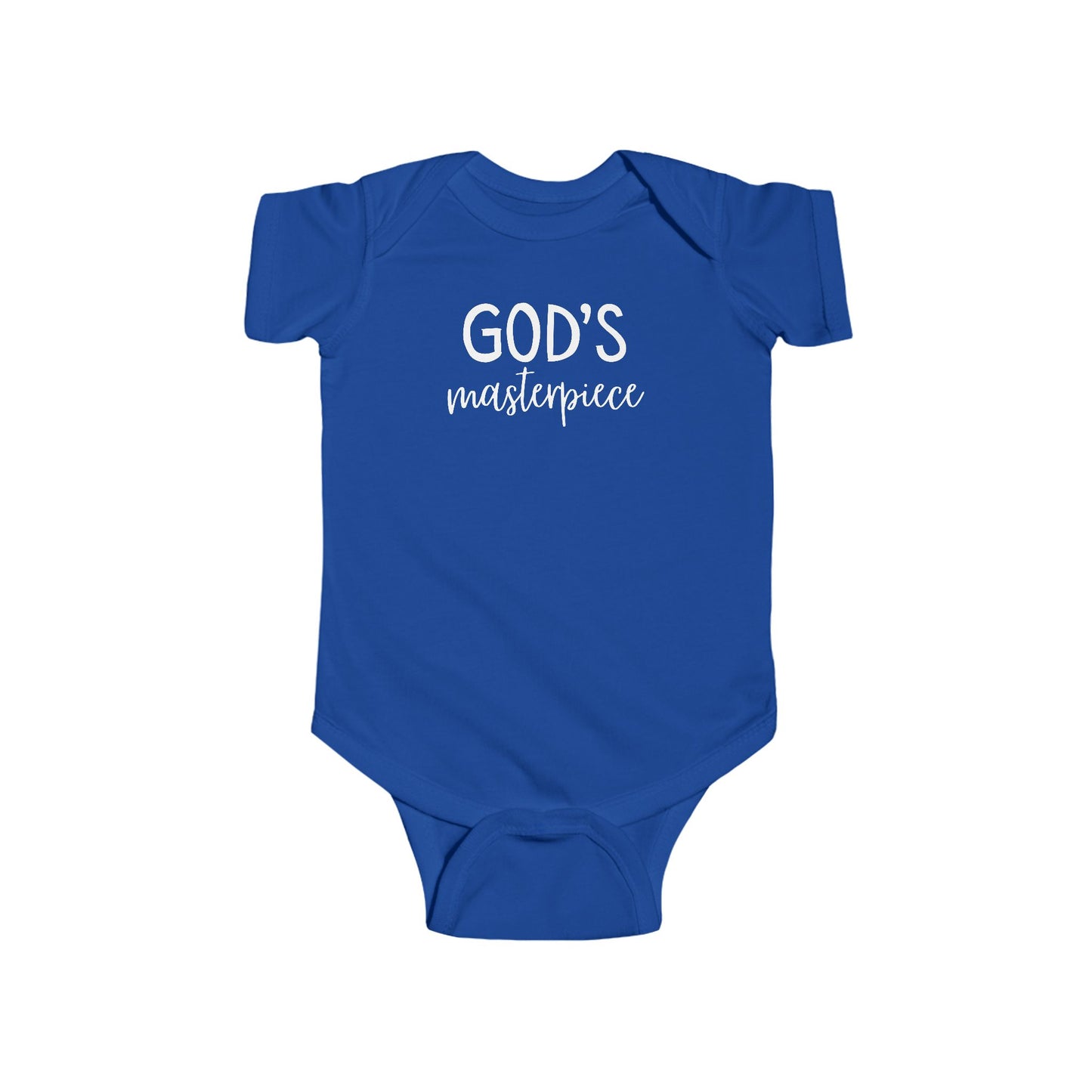 God's Masterpiece Baby Onesie | Christian Infant Bodysuit | Faith-Based Baby Gift