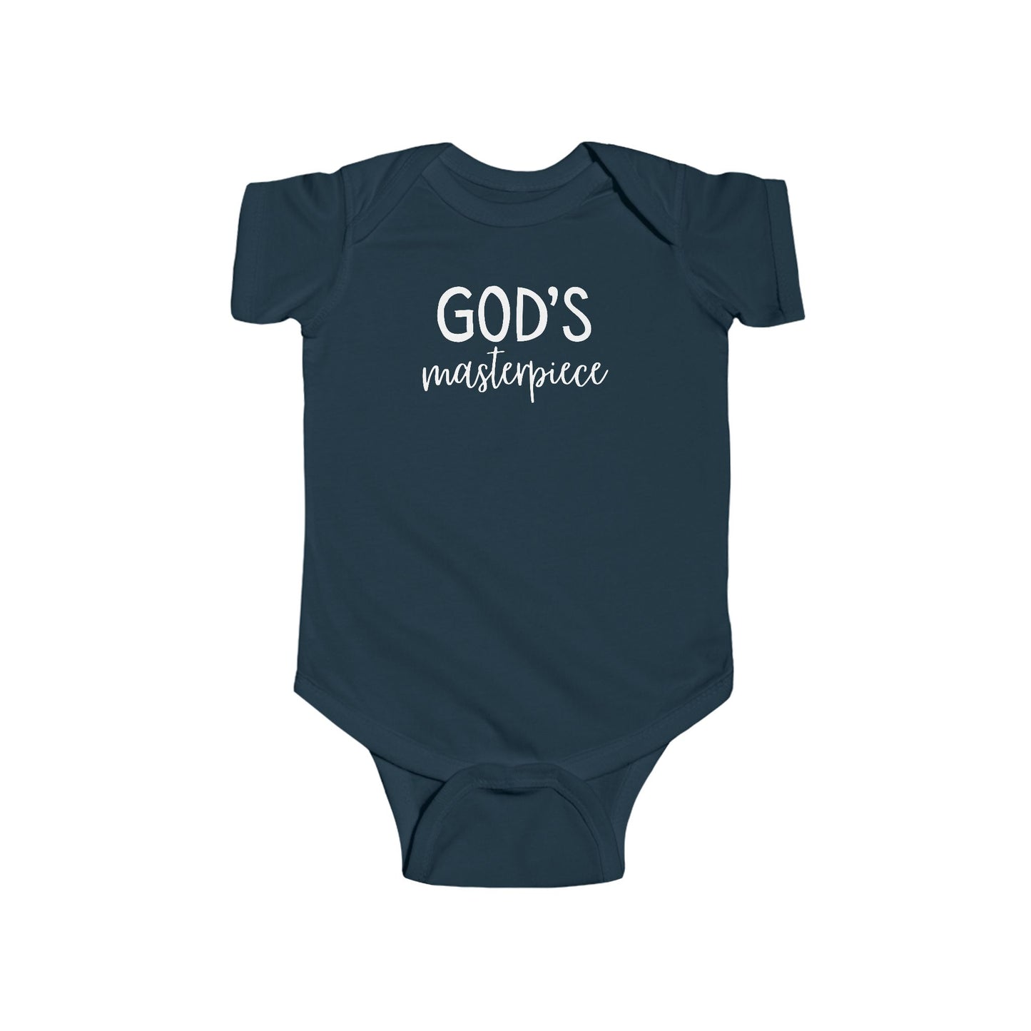 God's Masterpiece Baby Onesie | Christian Infant Bodysuit | Faith-Based Baby Gift