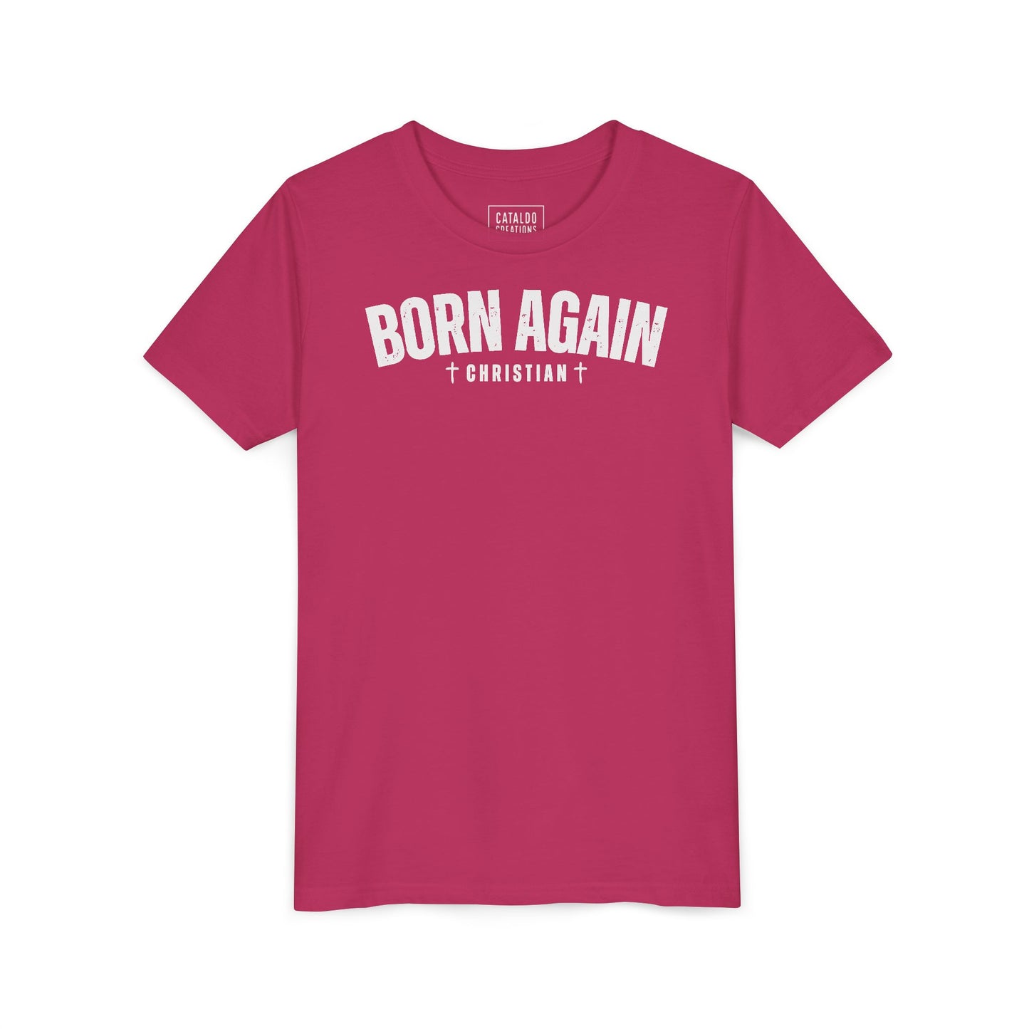 Born Again Christian Youth Tee | Faith-Based Shirt for Kids | Inspirational Apparel