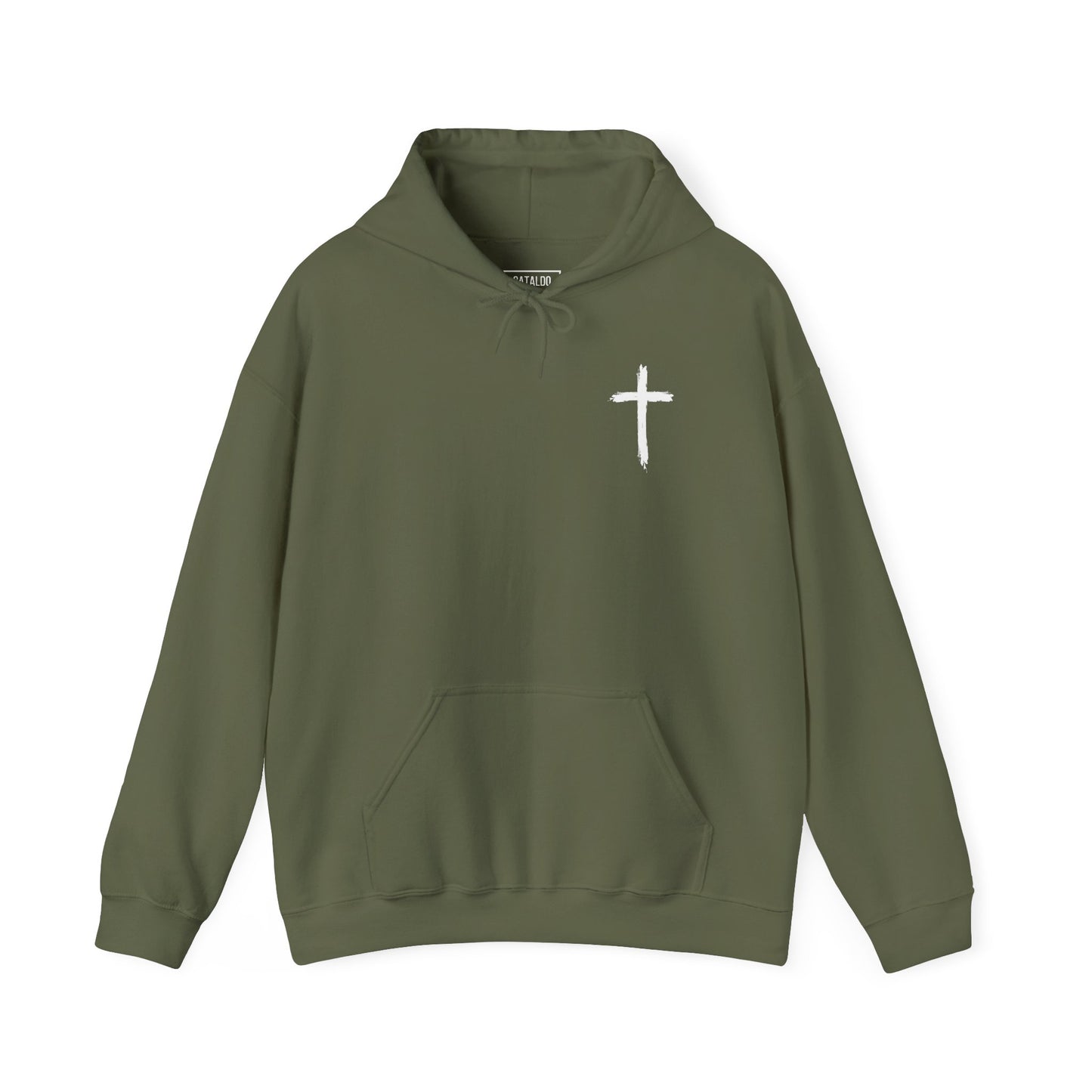 Fishers Of Men Scripture Hooded Sweatshirt, Heavyweight Jesus Inspired Bible Verse Hoodie