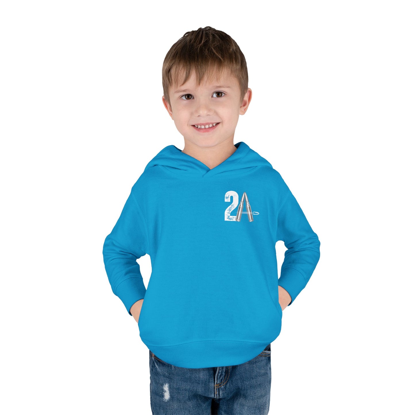 Toddler 2nd Amendment Pullover Fleece Hoodie, Cute Kids Hoodie, American Pride, Gift for Patriots, Cozy Toddler Wear