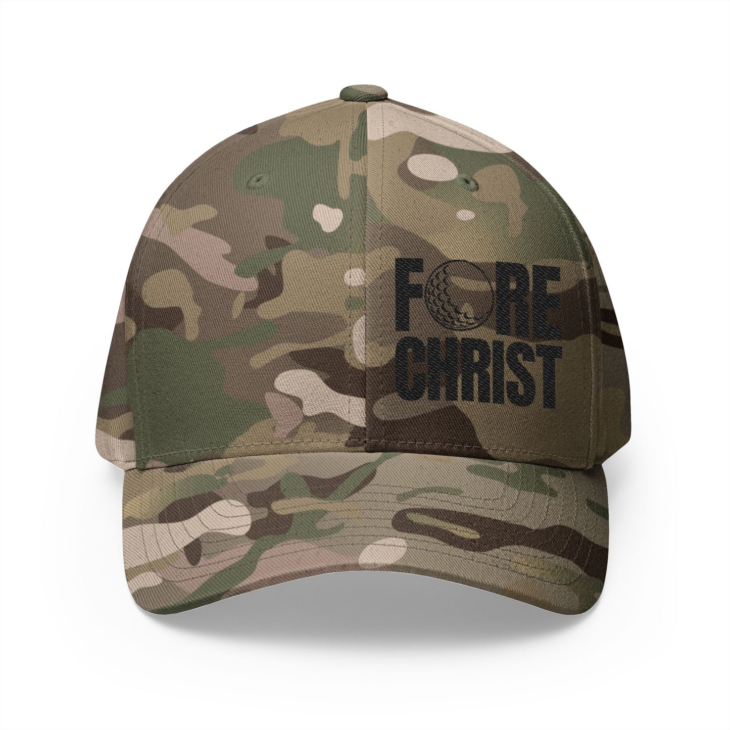 Fore Christ Golf Hat - Fitted Golf Hat For Christians