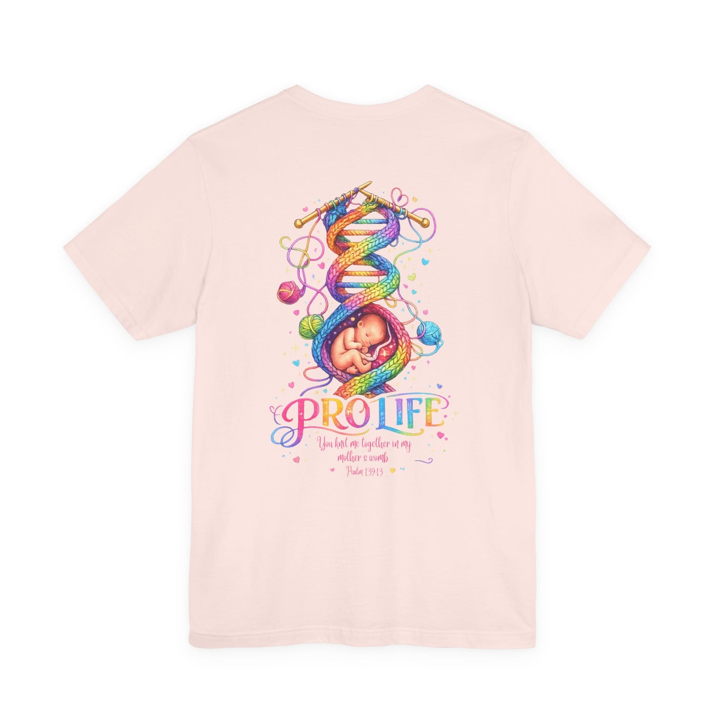 Pro-Life Christian T-Shirt - Psalm 139 Baby in the Womb Faith Tee