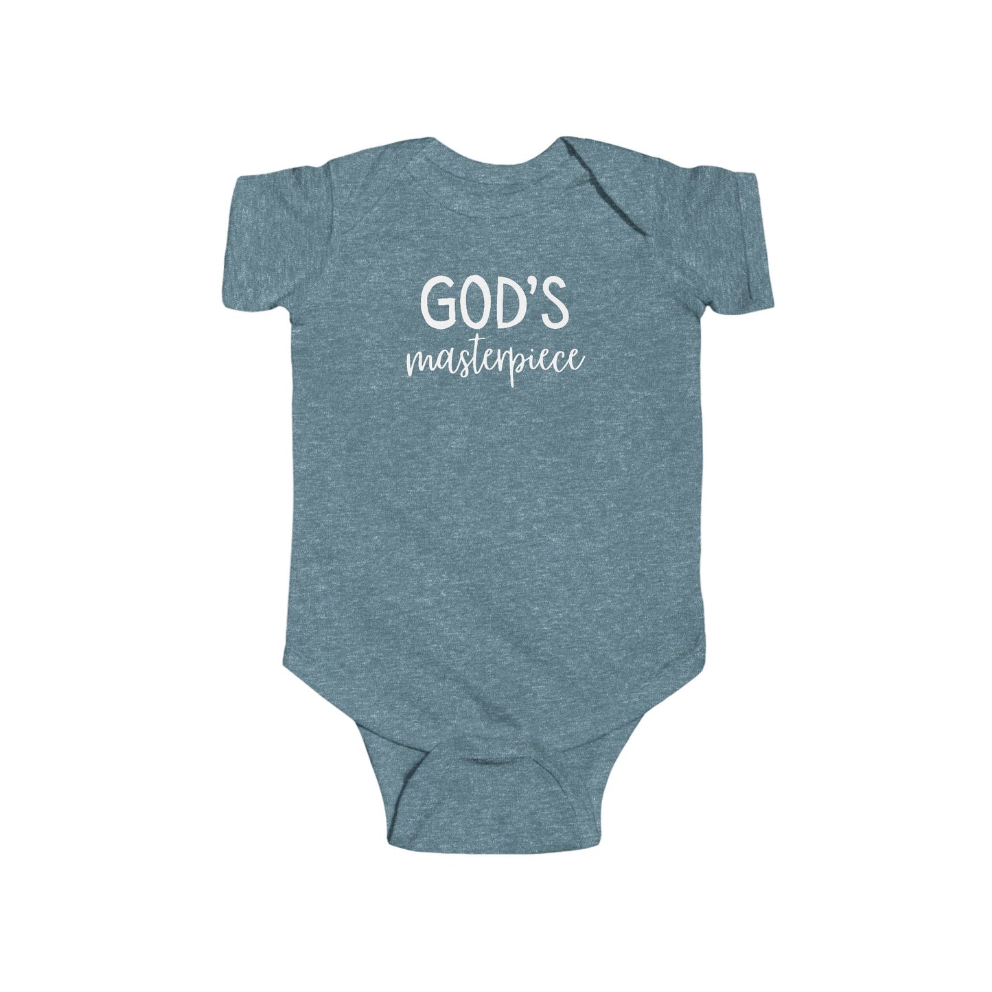 God's Masterpiece Baby Onesie | Christian Infant Bodysuit | Faith-Based Baby Gift