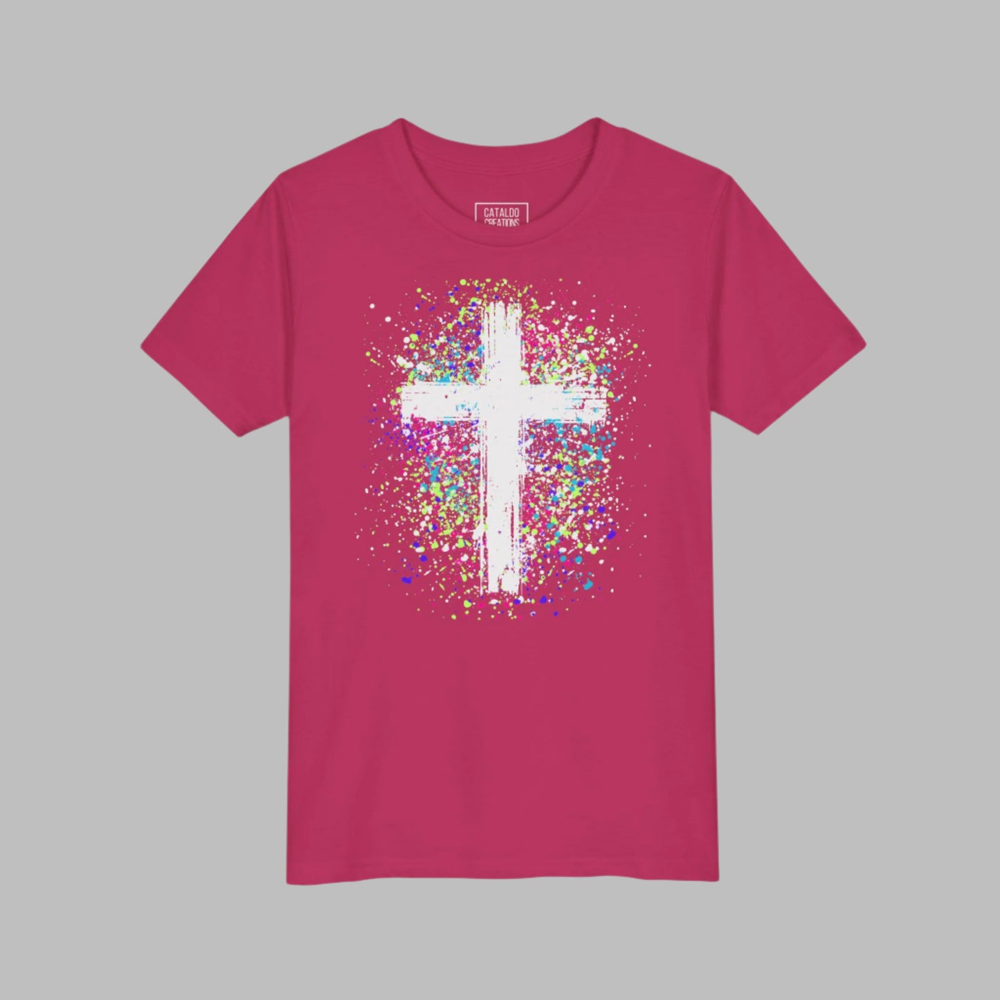 Kids Vibrant Cross Youth Short Sleeve Tee