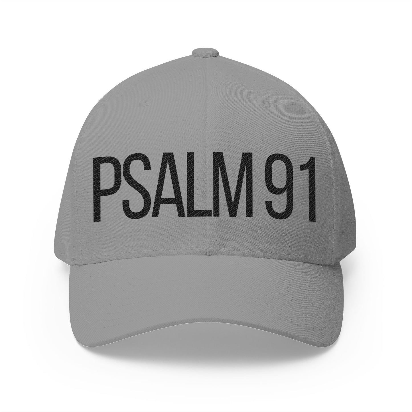Embroidered Psalm 91 Cap - Faith-Inspired Structured Hat