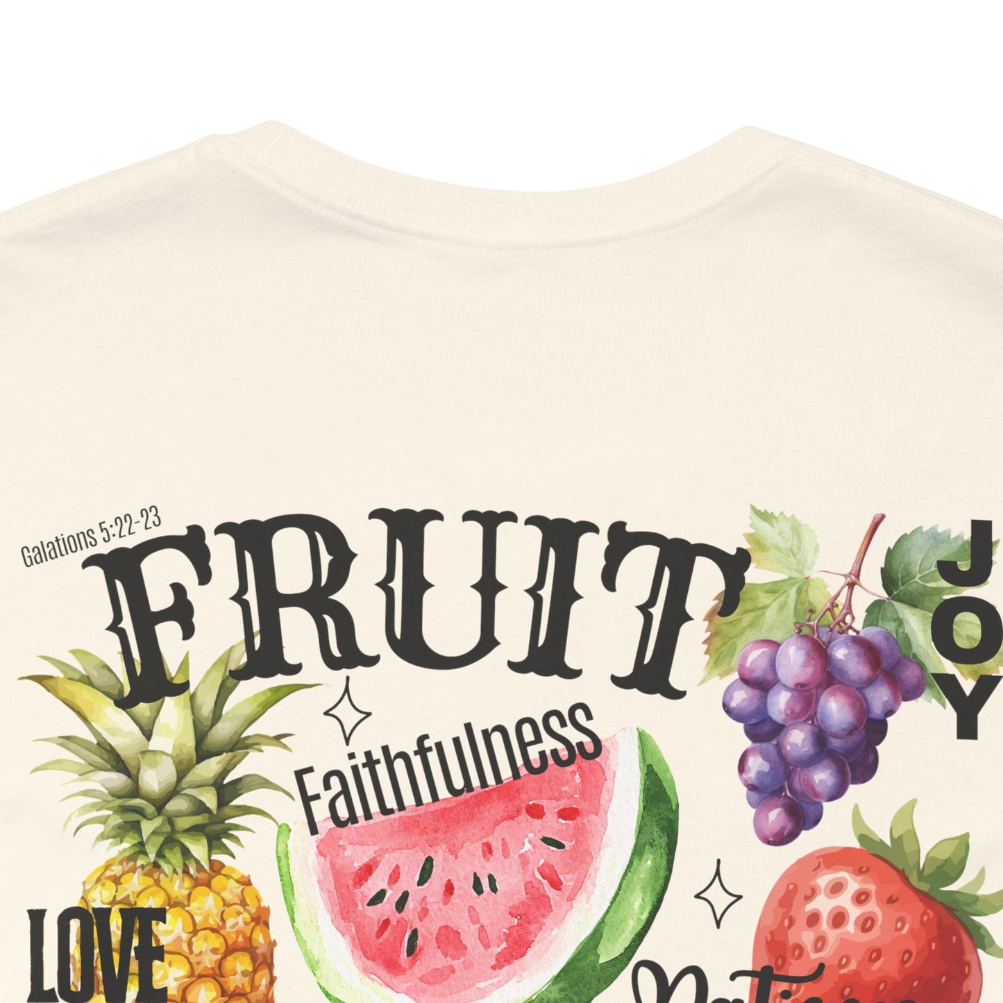 Fruit of the Spirit Christian T-Shirt | Galatians 5:22–23 Bible Verse Tee