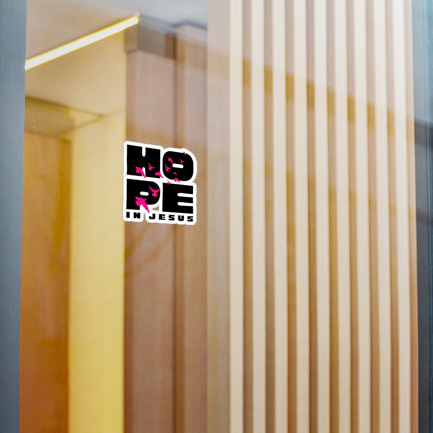 Hope In Jesus Sticker Decal, Christian Laptop Sticker, Scripture Stickers, Gift for Faith Lovers